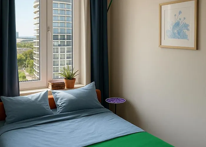 Zonnig Penthouse Met Panoramisch Zeezicht Apartment